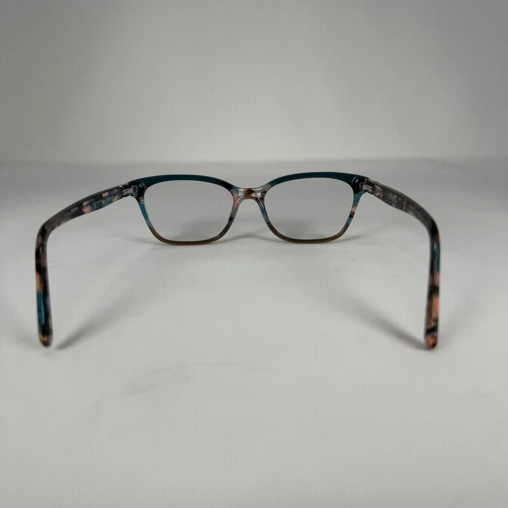 JONES‎ NEW YORK VJON786 Teal Havana Tortoise Eyeglasses Frames Only 51 16 135